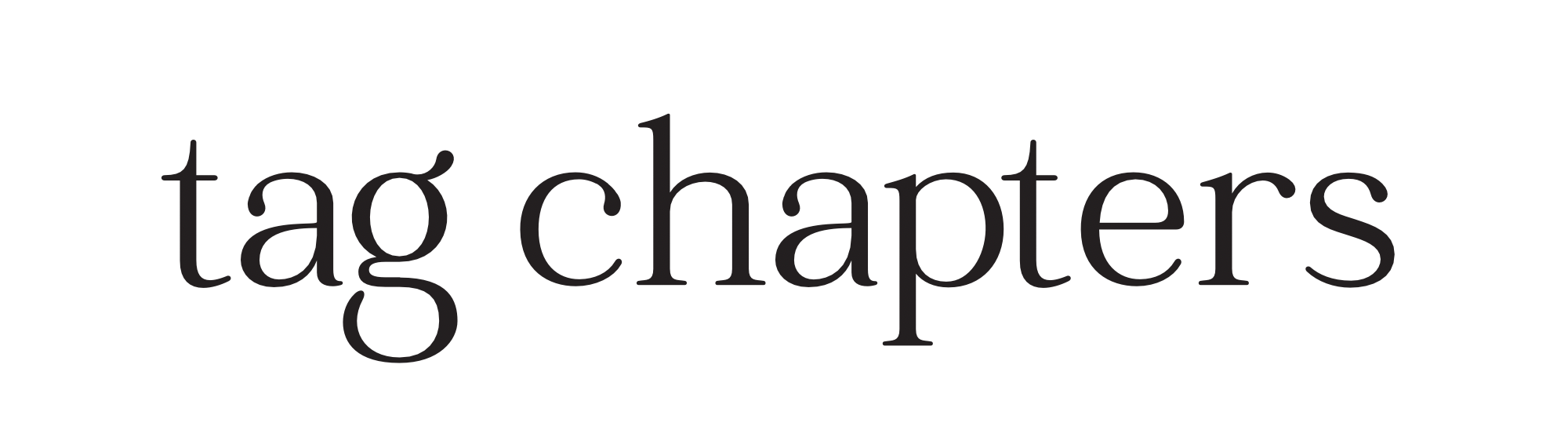 Tag Chapters by Anlune Co LLC